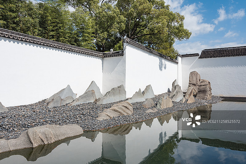 苏州博物馆江南特色建筑风光图片素材