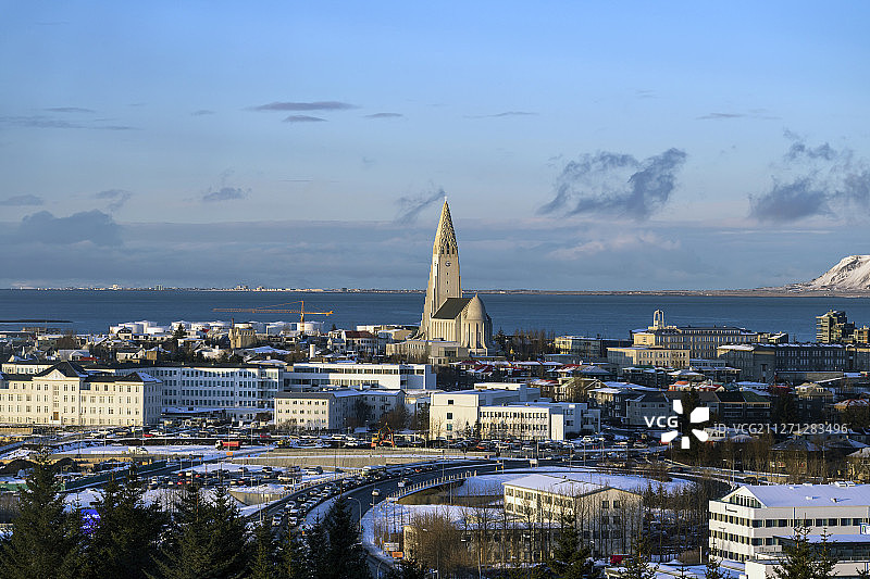 冰岛雷克雅未克城市风光图片素材