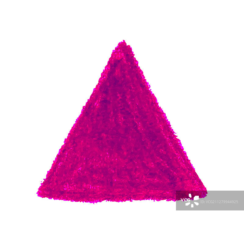 粉色蜡笔涂鸦纹理染色三角形形状图片素材