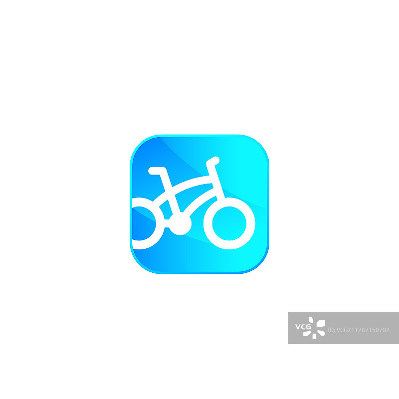 自行车自行车图标的应用程序图片素材