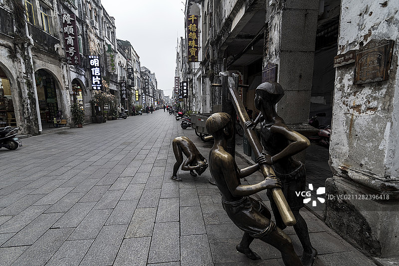 中国广西北海老街图片素材