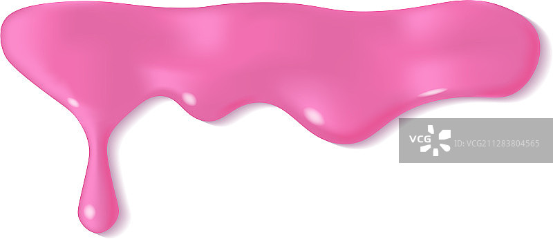 融化的粉色糖霜图片素材
