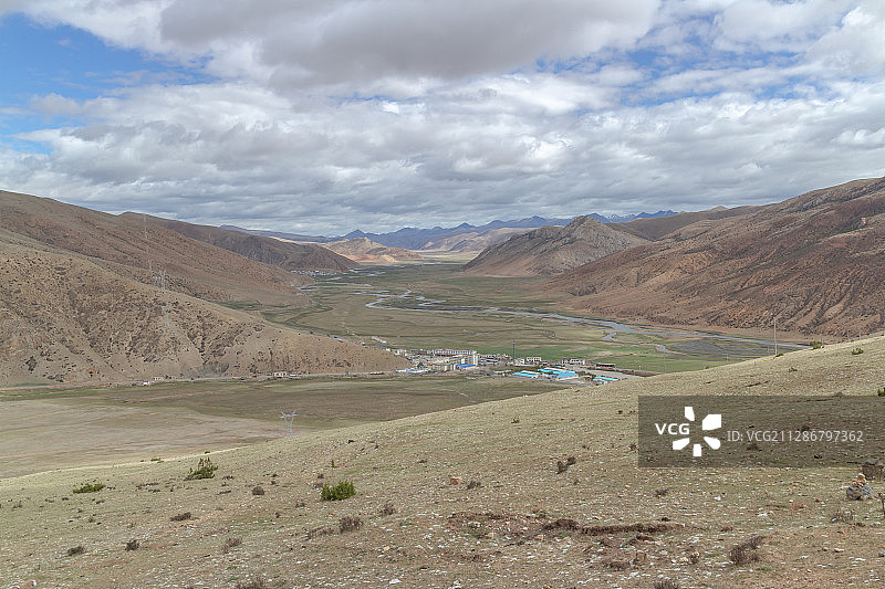 青藏高原自然风光图片素材