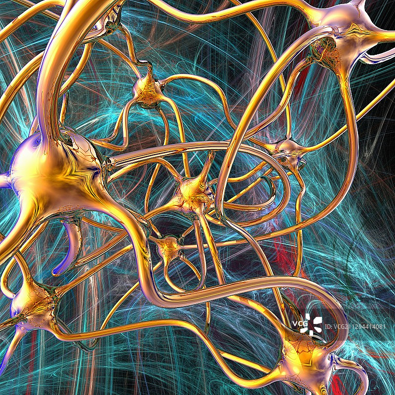 神经网络，概念图像图片素材