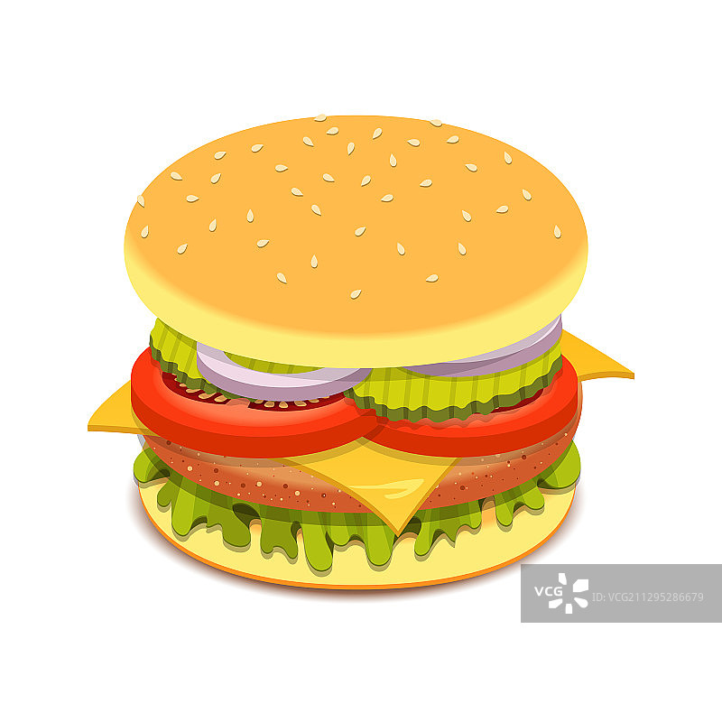 现实的汉堡包三明治图片素材