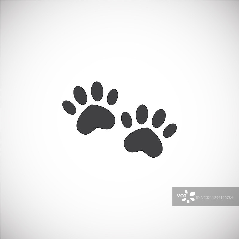 动物脚印图标的背景图形图片素材