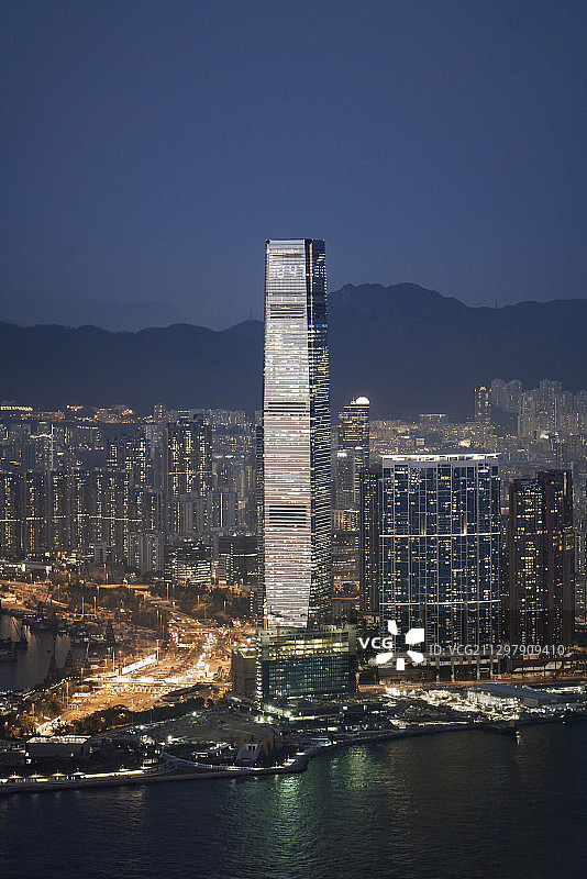 香港环球贸易广场ICC图片素材