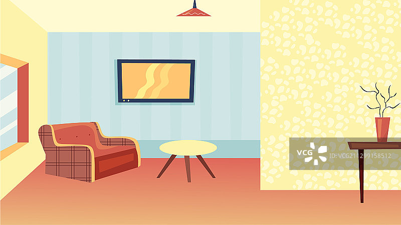 舒适的客厅室内概念现代家居图片素材