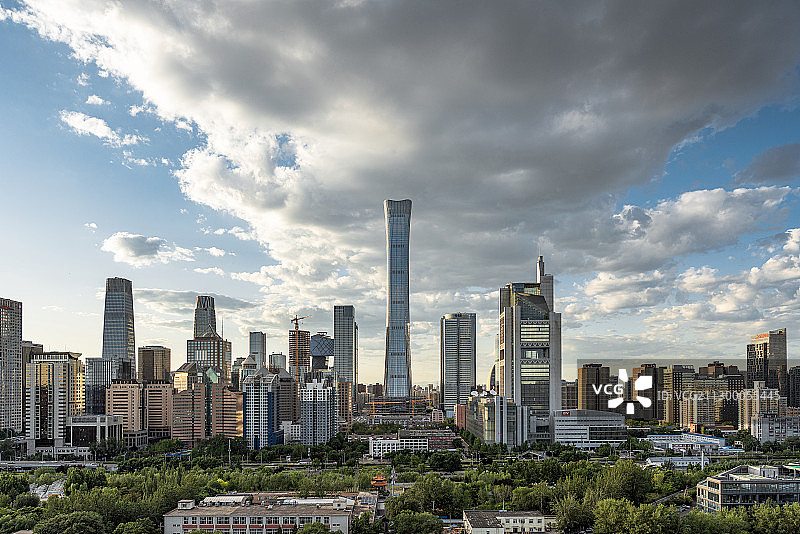 北京国贸云图片素材