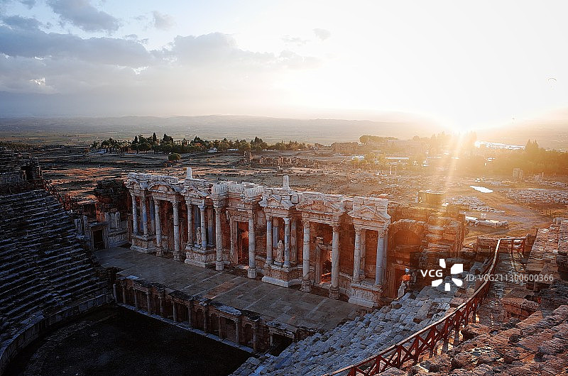 土耳其棉花堡 古罗马剧场图片素材