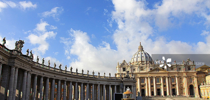 梵蒂冈圣彼得大教堂图片素材