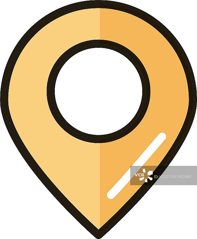 GPS导航定位针互联网网页图片素材