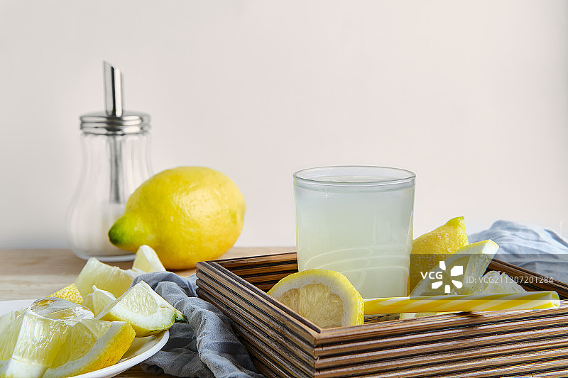 柠檬水清爽柠檬饮料图片素材