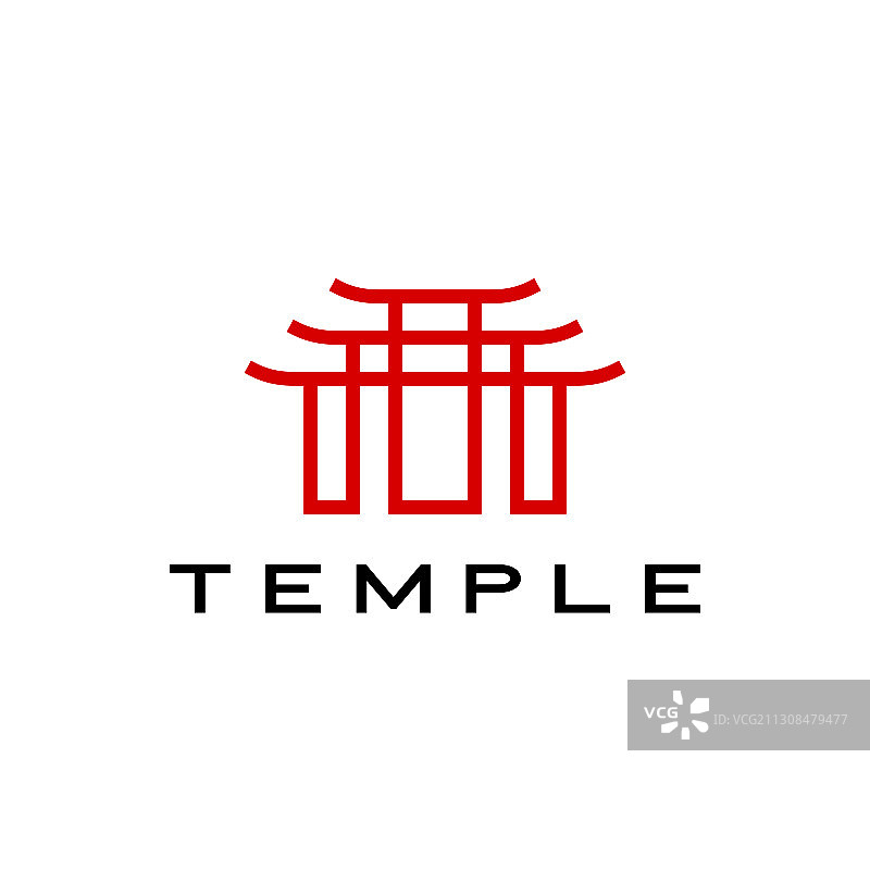 寺庙标志图标图片素材