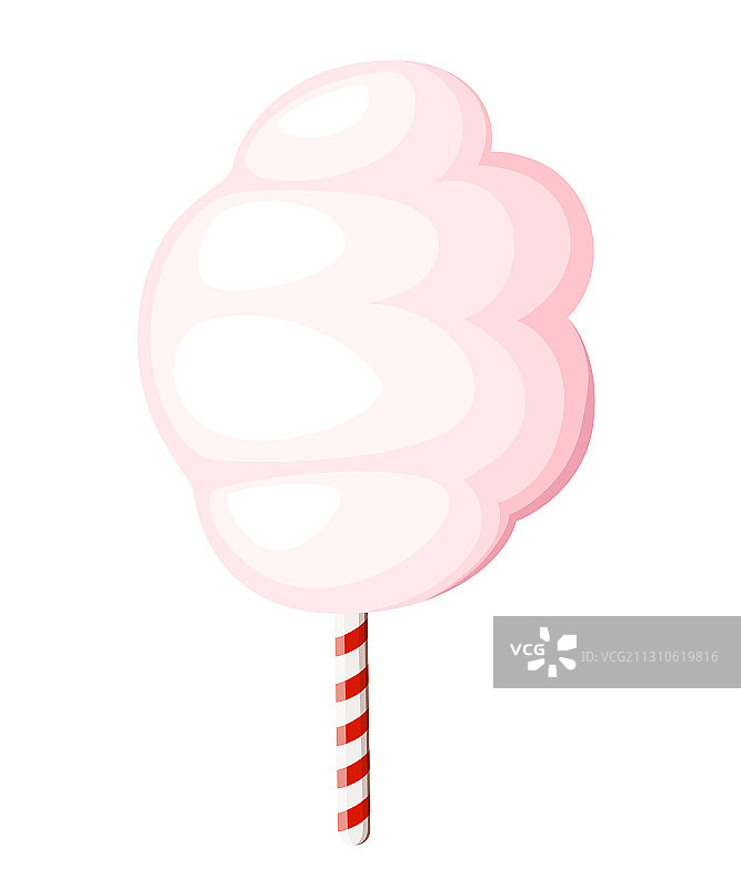 粉色棉花糖糖云象征图标甜点图片素材