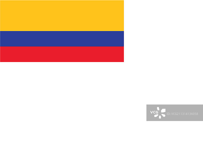 哥伦比亚国旗图片素材