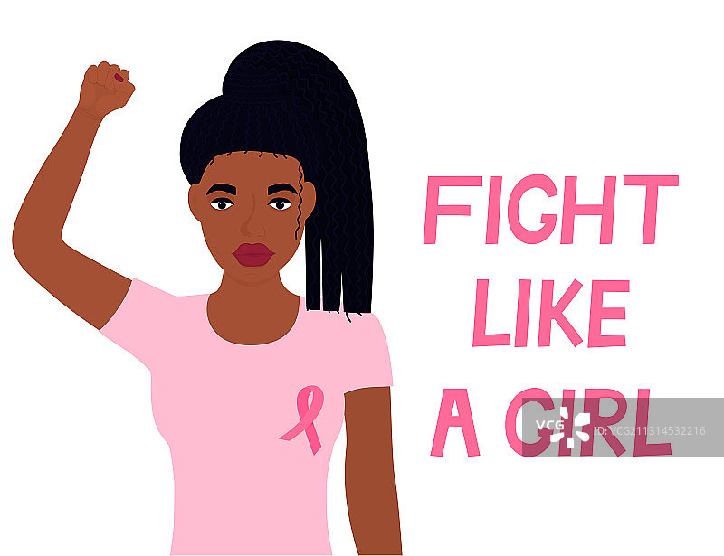 非洲全国乳腺癌宣传月图片素材