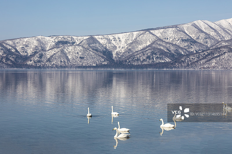 北海道阿寒湖屈斜路湖美景图片素材