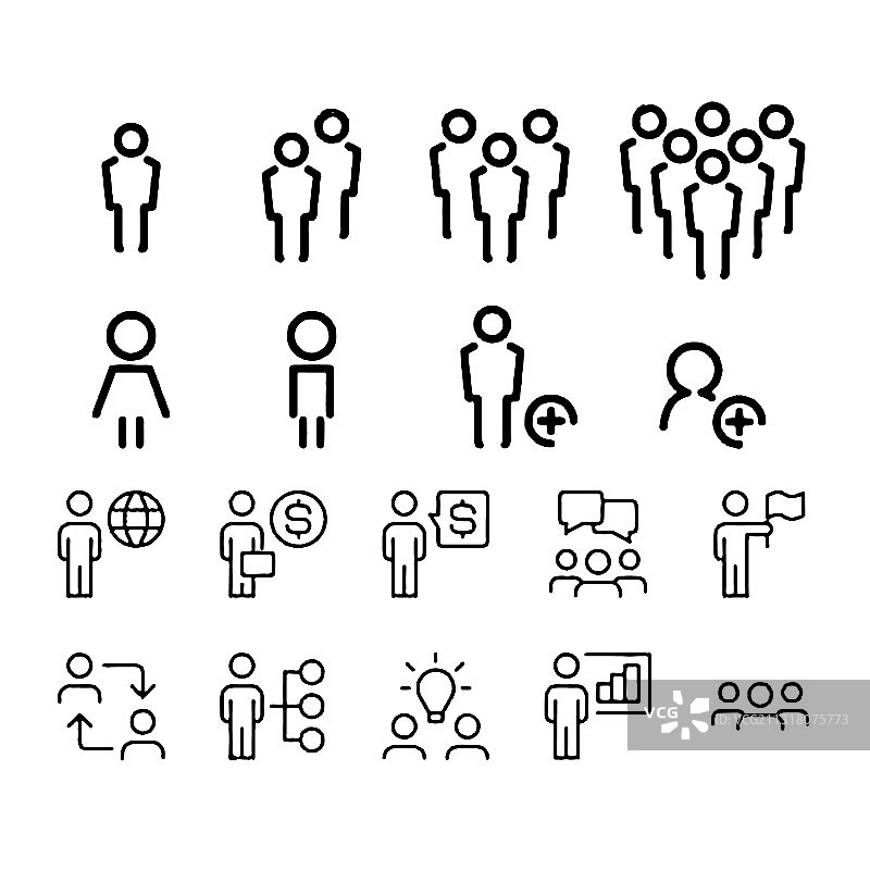 设置会议图标，如小组成员图片素材
