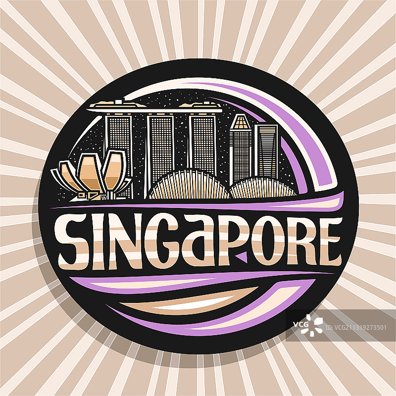 标志为新加坡图片素材