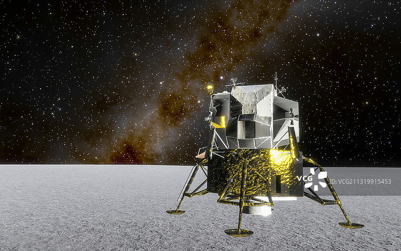 探测器，月球，登月，嫦娥，月兔，银河，阿波罗登月计划图片素材