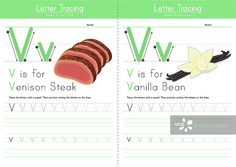 V代表鹿肉，V代表香草豆图片素材