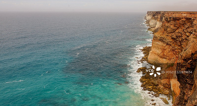 南澳大利亚纳拉伯海对天空的风景图片素材
