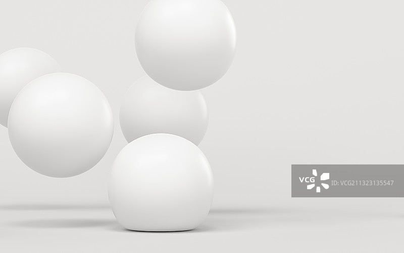 创意弹性球体 3D渲染图片素材