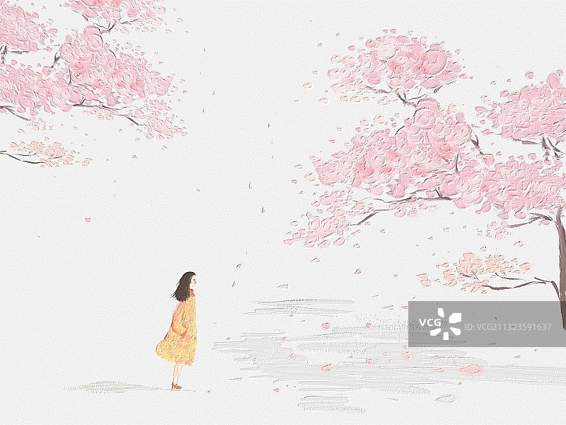 樱花季图片素材