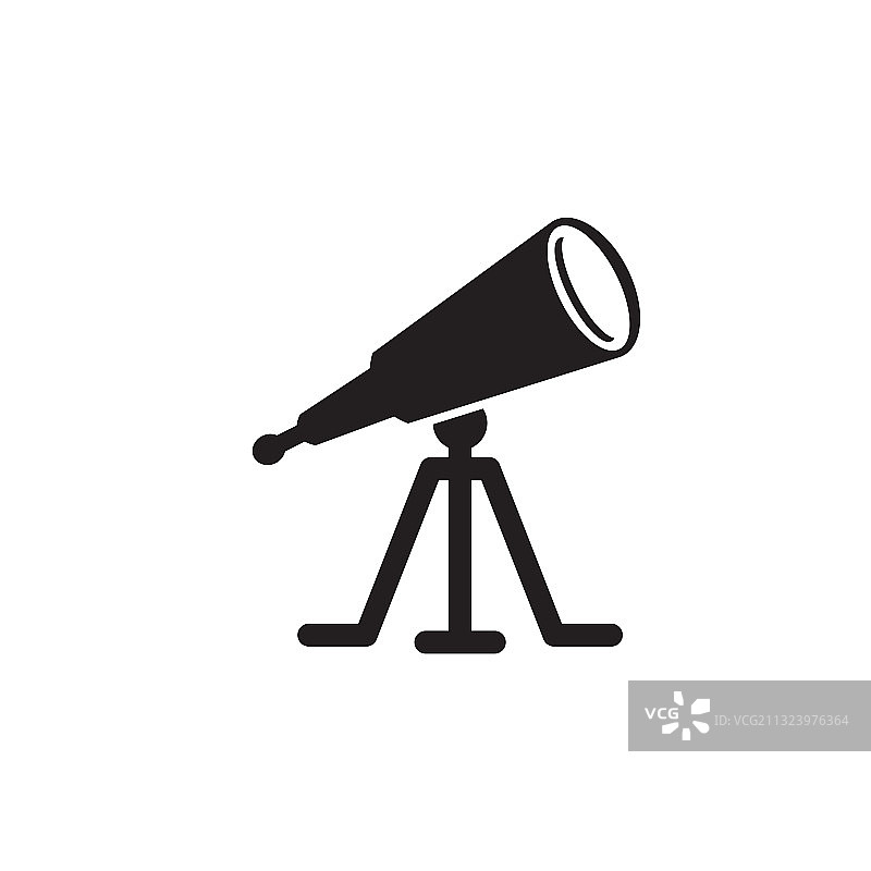 望远镜标志标志标志设计模板图片素材