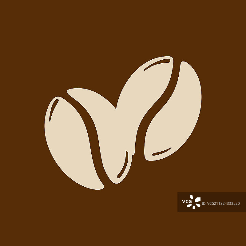 烘焙咖啡豆的咖啡因象征图片素材