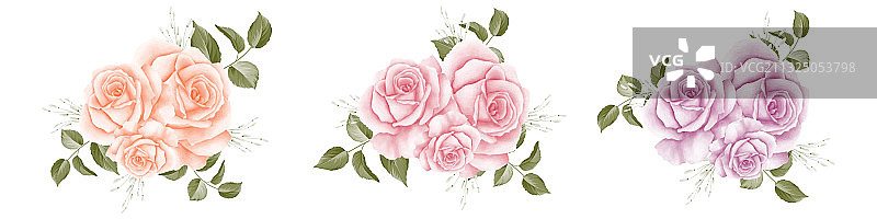 玫瑰花束图片素材