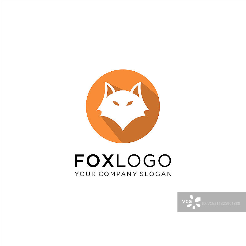 创意狐狸标志符号设计图片素材