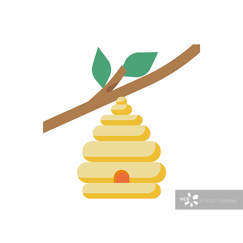 蜂蜜图标孤立在白色背景蜂蜜标志图片素材