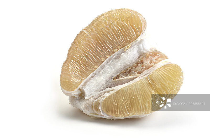 白色背景下的蘑菇特写图片素材