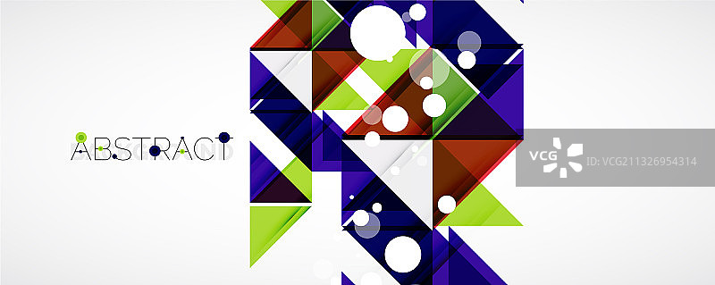 几何抽象背景技术色彩图片素材