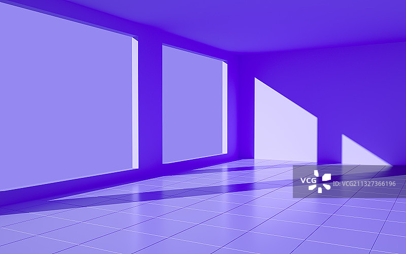 紫色三维简洁平台空间图片素材