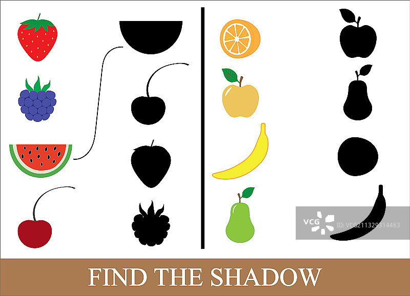 找到正确的影子浆果和水果图片素材