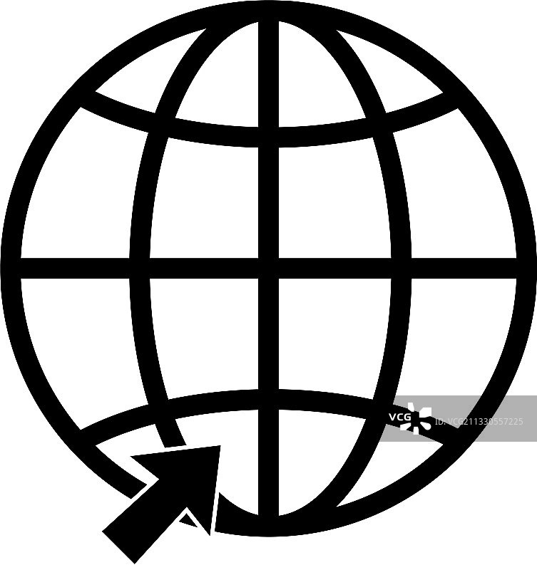 地球图标设置全球通信图标设置图片素材