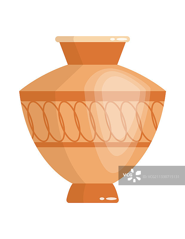 以古代式样为模板的希腊花瓶图片素材