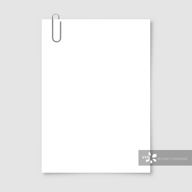 a4格式的真实空白纸图片素材
