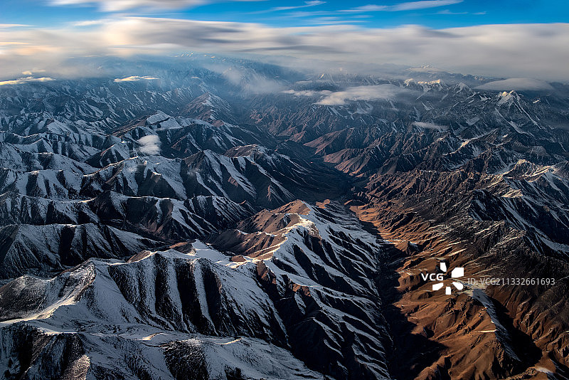 新疆天山山脉图片素材