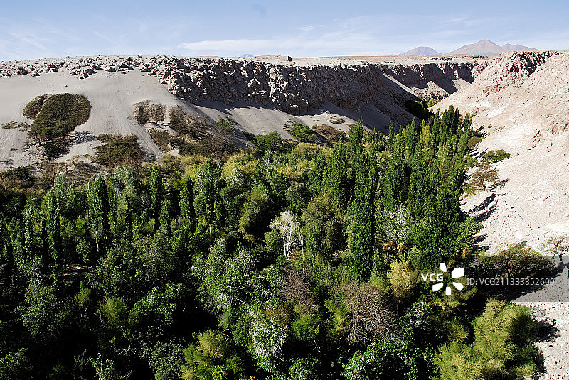 赫雷斯·托科纳奥·阿塔卡马沙漠智利峡谷图片素材