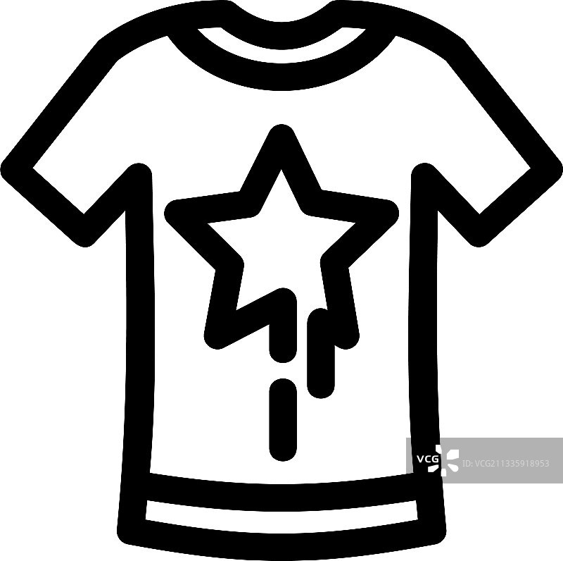 t恤图标或标志孤立符号符号图片素材