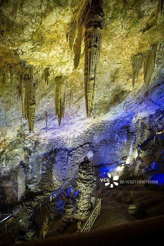 贵州毕节织金洞溶洞景观图片素材