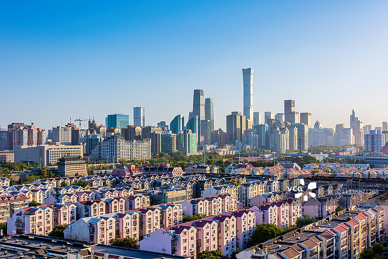中国首都北京CBD风光图片素材