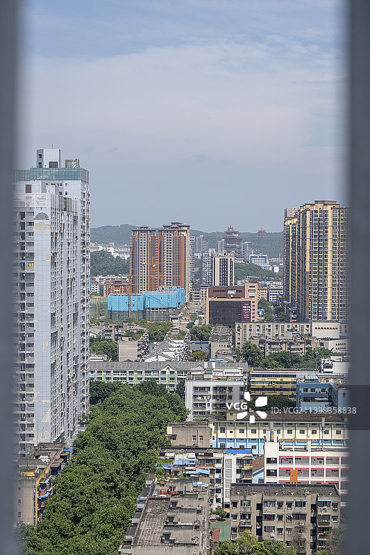 四川省绵阳市城市各种角度景观图片图片素材
