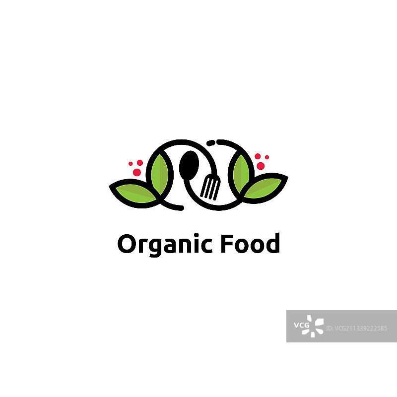 有机食品标志概念图标元素和图片素材