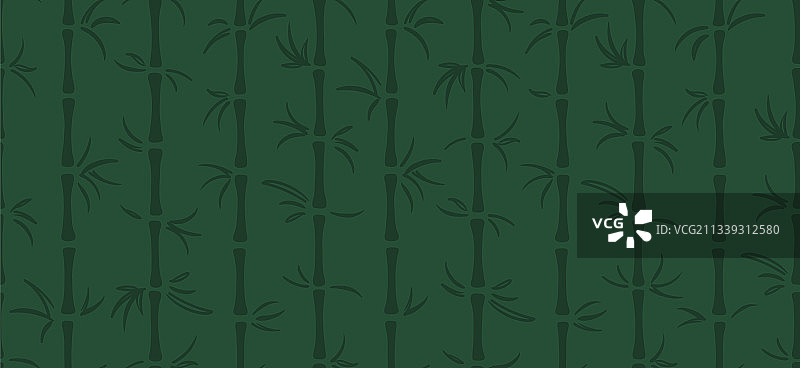 竹木植物无缝图案图片素材