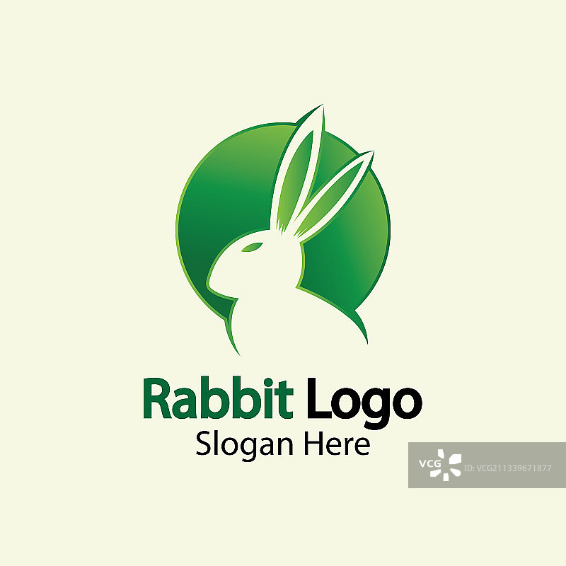 兔子标志模板图标设计图片素材